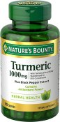 Nature's Bounty Turmeric 1,000mg with Bioperine 60 Count