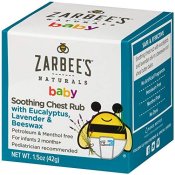 Zarbee's Baby Chest Rub Eucalyptus, Lavender, Beeswax 1.5oz