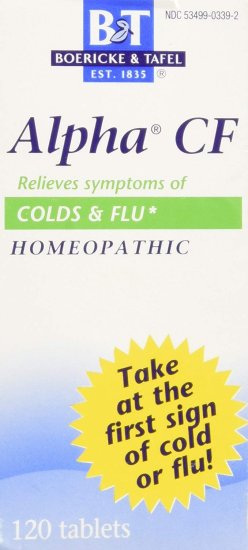 (image for) Boericke & Tafel Alpha Cf Cold + Flu 120 Tablets