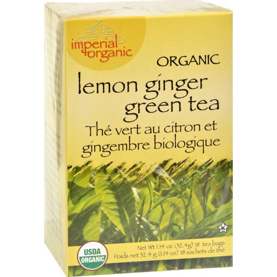 (image for) Uncle Lee\'s Organic Lemon Ginger Green Tea 18 Bags