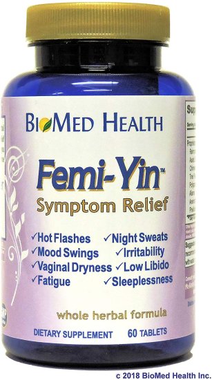 (image for) BioMed Health Femi-Yin Symptom Menopause Relief 60 Tablets