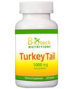 Biotech Nutritions Turkey Tail Mushroom 1000 mg 120 Capsules