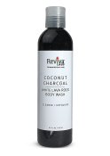 Reviva Labs Coconut Charcoal White Lava Body Wash 8 oz