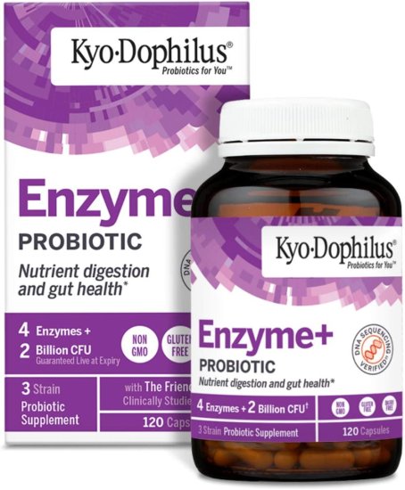 (image for) Kyolic Kyo-Dophlius Enzymes + Probiotic 120 Capsules