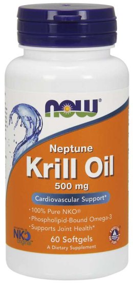 (image for) Now Foods Krill Oil 500 mg 60 Sgels