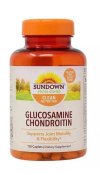 Sundown Naturals Glucosamine Chondroitin Double Strength w/Calcium & Vit D Caplets 120 Count