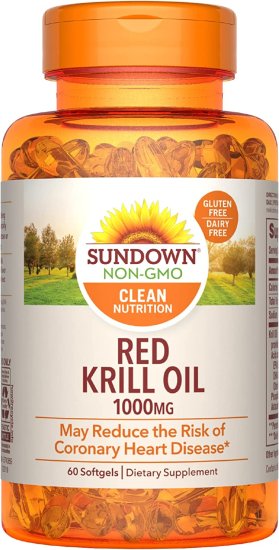 (image for) Sundown Naturals Krill Oil 1000 mg 60 Count