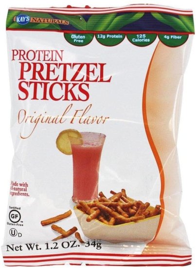 (image for) Kay\'s Naturals Protein Pretzel Sticks Original 6 Count