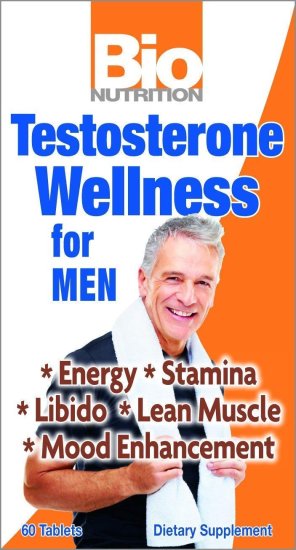 (image for) Bio Nutrition Testosterone Wellness 60 Tablets