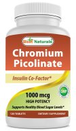 Best Naturals Chromium Picolinate 1000 mcg 120 Tablets