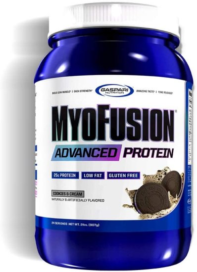 (image for) Gaspari Nutrition MyoFusion Advanced Protein Cookie & Cream 2 lbs