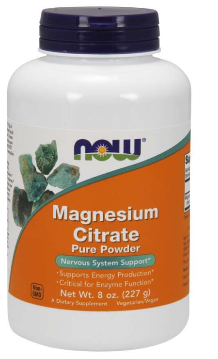 (image for) Now Foods Magnesium Citrate Powder 8 oz