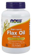 Now Foods Hi-Lignan Flax Oil Organic 120 Sgels