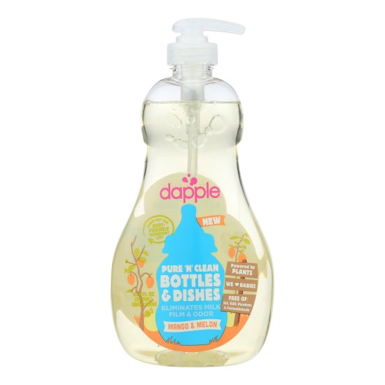 (image for) Dapple Baby Bottle and Dish Liquid Soap Mango/Melon 16.6 oz