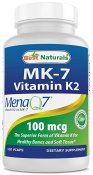 Best Naturals MK-7 Vitamin K2 100 mcg 120 Vcaps