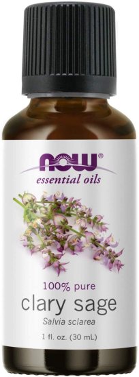 (image for) Now Foods Essential Oils Clary Sage Oil 1 fl oz