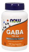 GABA 750mg - 100 Veg Capsules