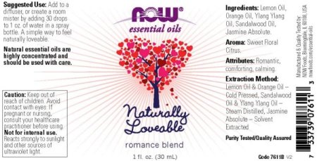 (image for) Now Foods Naturally Loveable Oil Blend 1 oz