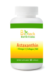 (image for) Biotech Nutritions Astaxanthin + Omega-3, Collagen, NAC 60 Caps