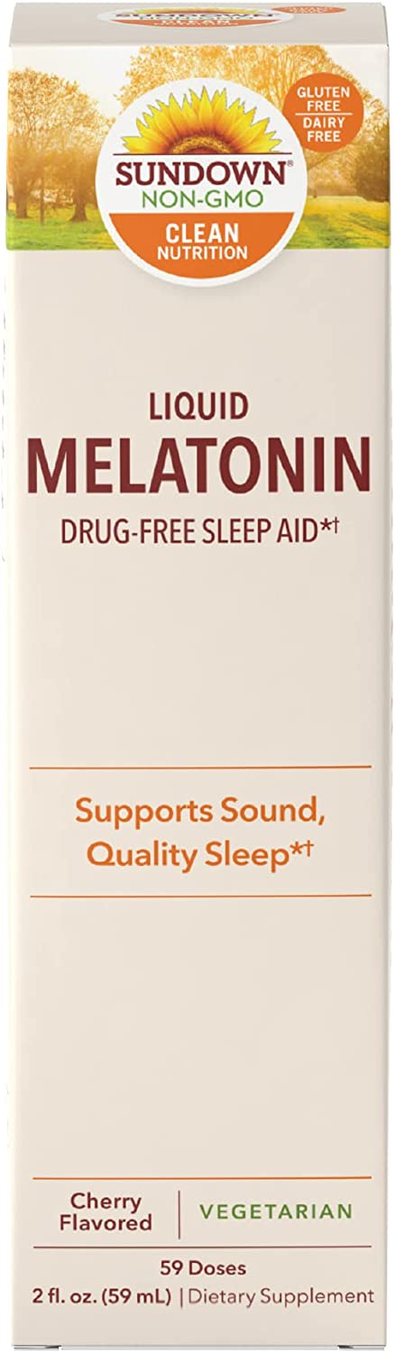 (image for) Sundown Naturals Sublingual Melatonin Liquid Cherry Flavor (IFC) 2oz