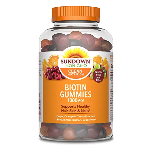 (image for) Sundown Naturals Biotin Gummies 130 Count