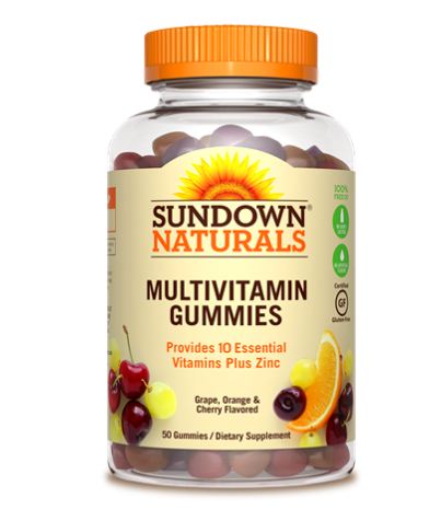 (image for) Sundown Naturals Adult MultiVitamin Gummies 50 Count