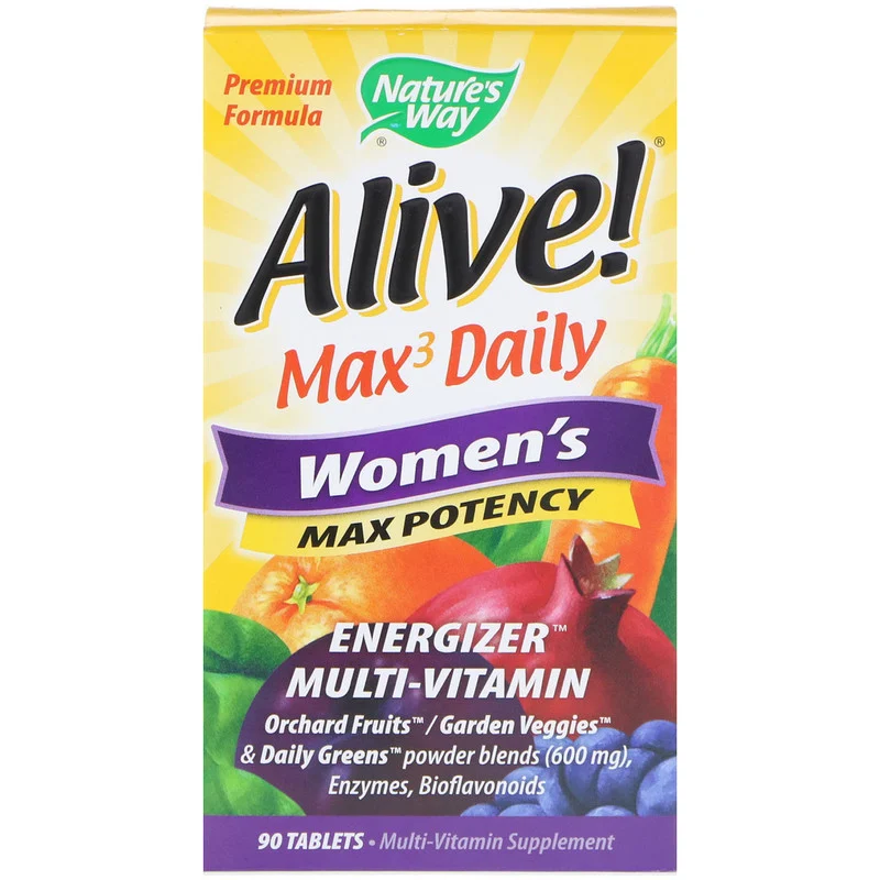 (image for) Nature\'s Way Alive! Max3 Women\'s Multivitamin 90 Tablets