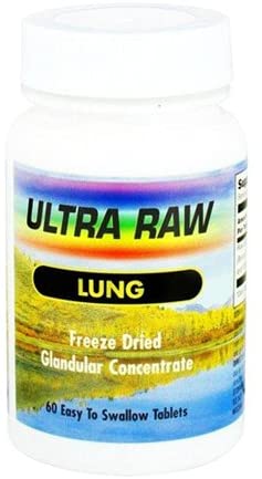 (image for) Ultra Glandulars Raw Lung 200mg 60ct