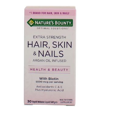 (image for) Optimal Solutions Hair, Skin & Nails Softgels 30 Count