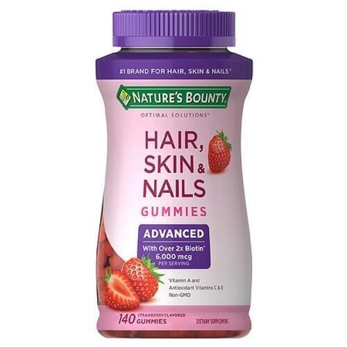 (image for) Optimal Solutions Advanced Hair, Skin, and Nails Gummies 140 Count