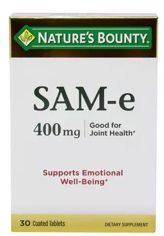 (image for) Nature\'s Bounty SAM-e 400 mg. Double Strength Tablets 30 Count