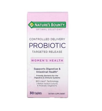 (image for) Optimal Solutions Controlled Delivery Probiotic Caplets 30 Count