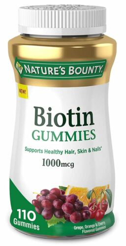 (image for) Nature's Bounty Biotin Gummies 110 Count