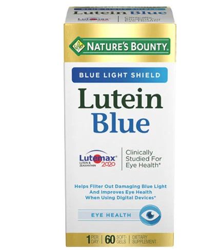 (image for) Nature's Bounty Lutein Blue 60 Count