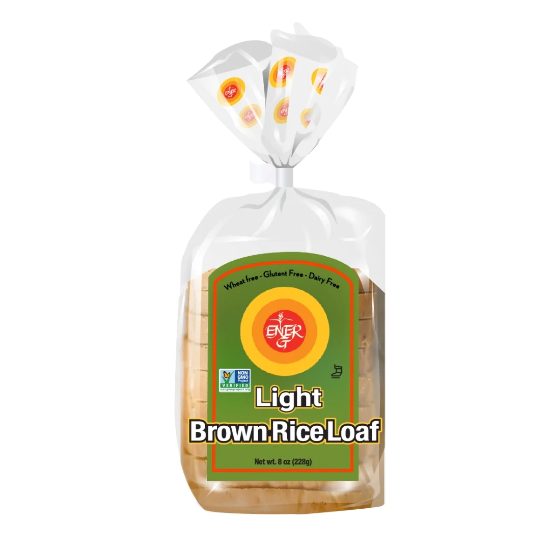 Ener-G Light Brown Rice Bread Loaf 8 oz