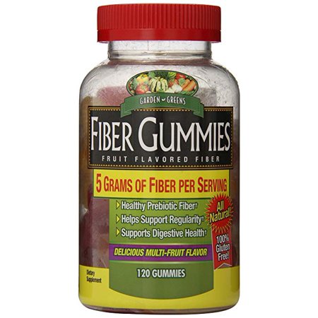 (image for) Garden Greens Fiber Gummies Multi-Flavor 120 Count