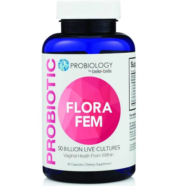 Belle and Bella Probiotic Flora Fem 60 Capsules