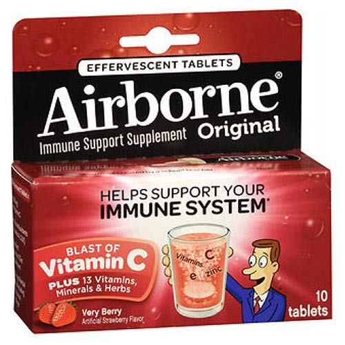 (image for) Airborne Immune Support Supplement Effervescent Very Berry Tabs