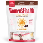 (image for) Coromega Women\'s Omega-3 Orange Chocolate Squeeze Shots 30pk