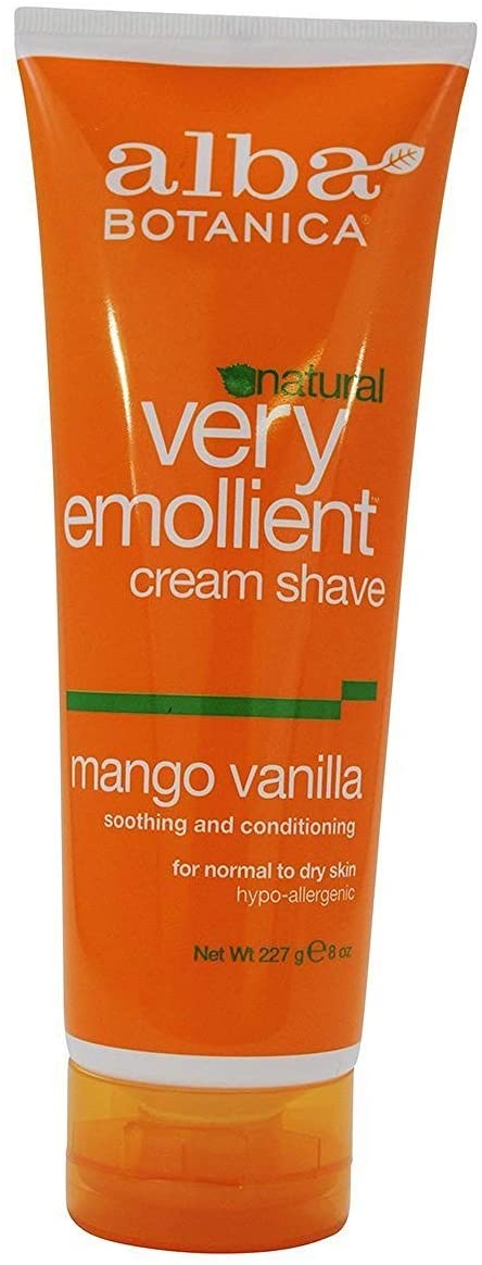 (image for) Alba Botanica Very Emollient Mango Vanilla Shave Cream 8 oz