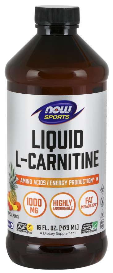 (image for) Now Foods Carnitine Liquid Tropical Punch 16 oz