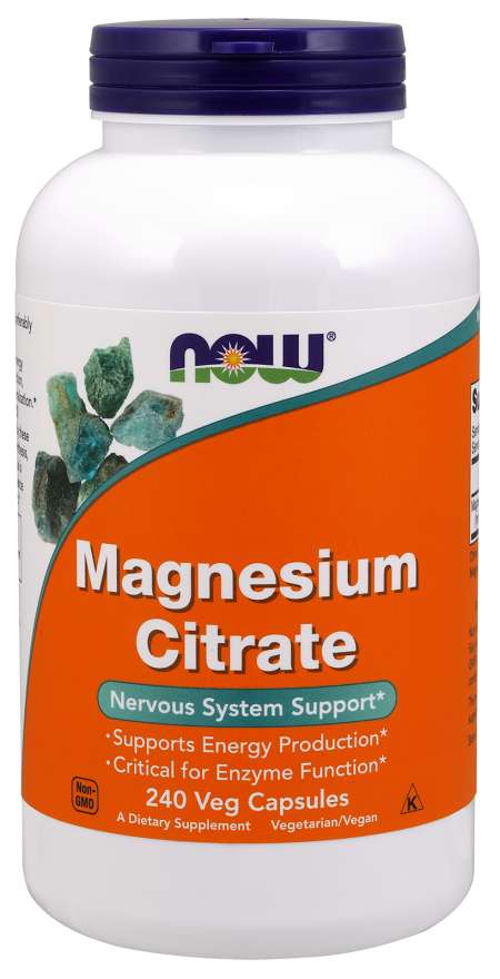 (image for) Now Foods Magnesium Citrate Caps 240 Vcaps