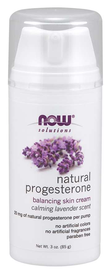 (image for) Now Foods Progesterone Cream W/Lavender 3 oz