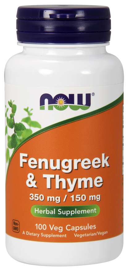 (image for) Fenugreek & Thyme 350 mg / 150 mg - 100 Capsules