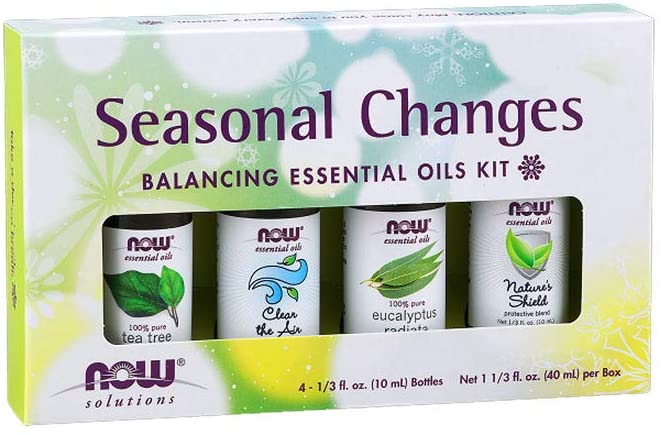 (image for) Now Foods Seasonal Changes Balancing Oils Kit 4 - 10 ml Bottles