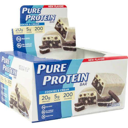 (image for) Pure Protein Bars Cookie & Cream 6 Bars