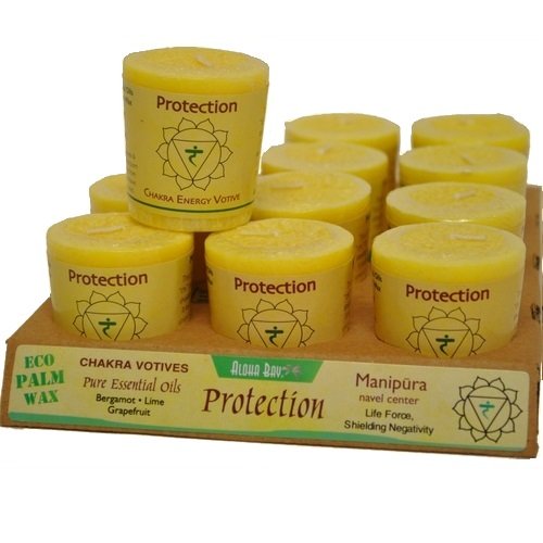 (image for) Aloha Bay Chakra Votive Candle Protection 12 Count