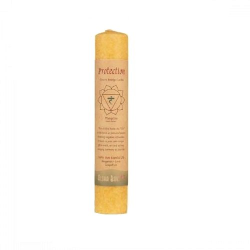 (image for) Aloha Bay Chakra Pillar Candle Protection 8\"