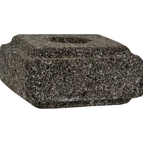 (image for) Aloha Bay Taper 1 Candle Holder Lava Stone