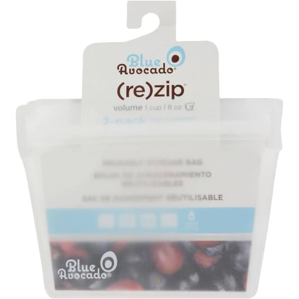 Blue Avocado Volume (Re)Zip Bag 1 Cup Translucent 1 ct